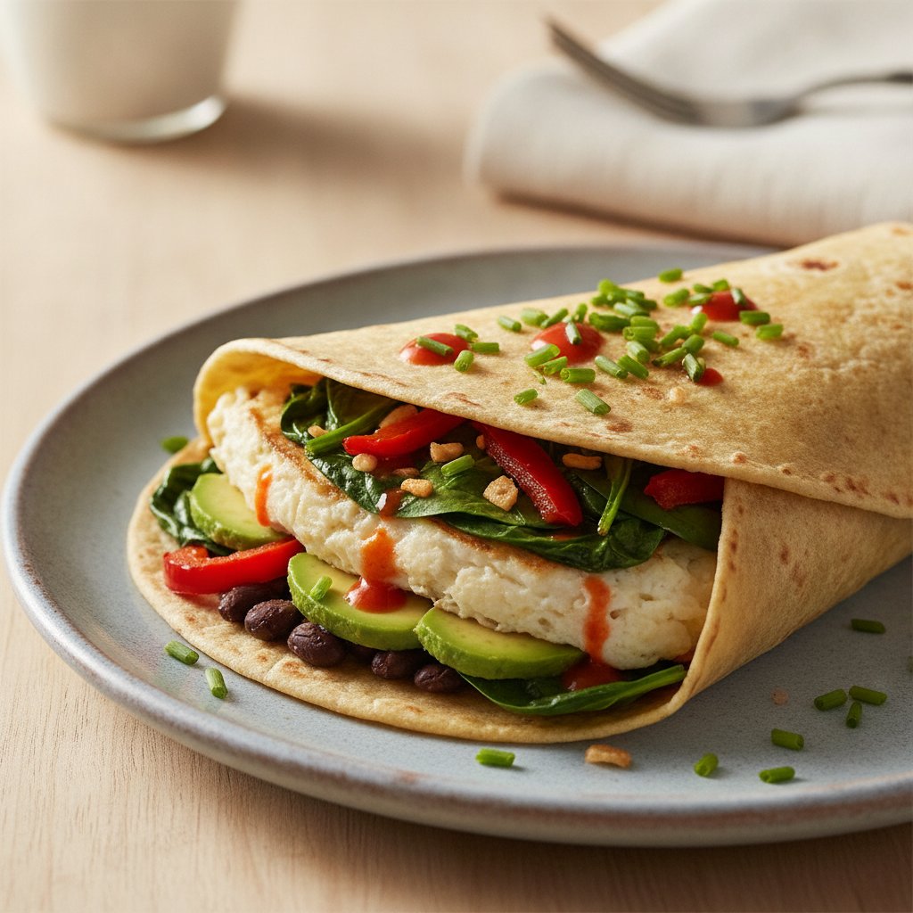Californian Egg White Veggie Wrap (GLP-1)