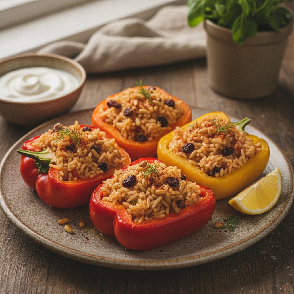 Rice Stuffed Peppers (Gluten-Free)