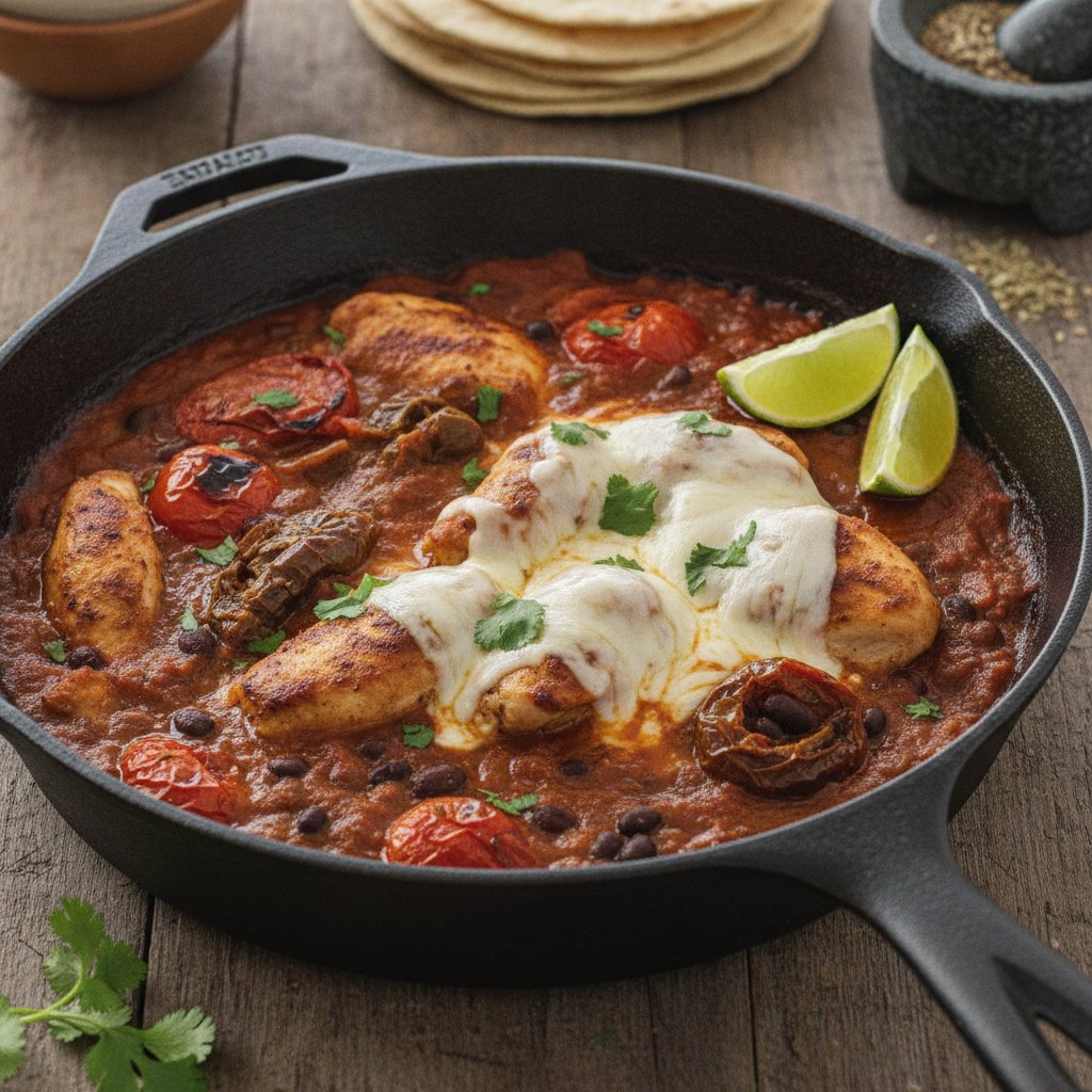 Skillet Chicken in Red Sauce (High-Protein)