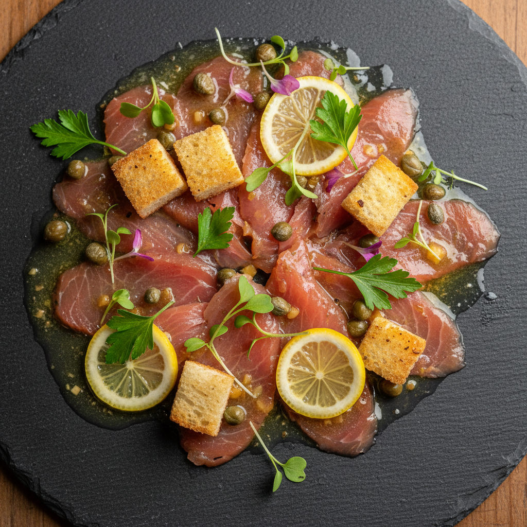 Cured Trout with Lemon Caper Butter - Gravlax Grenobloise