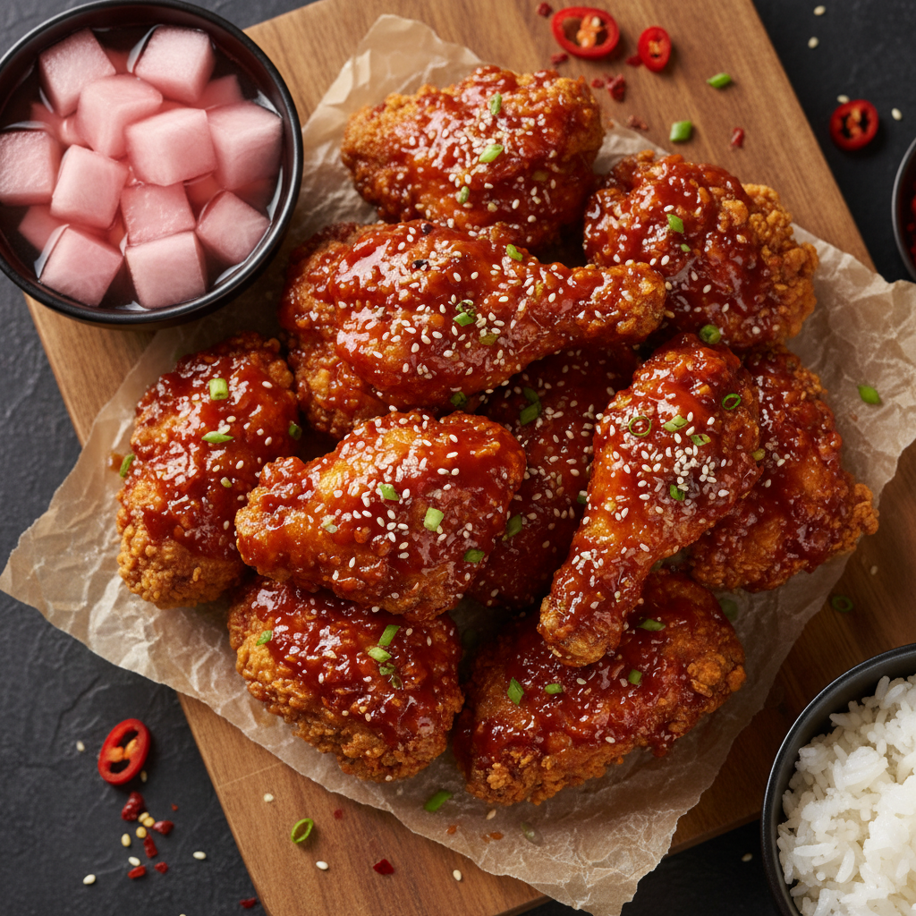 KFC Yangnyeom Spicy Glazed with Pickled Radish
