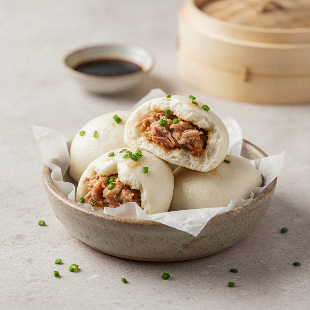 Barbecue Pork Buns (Low-Calorie)