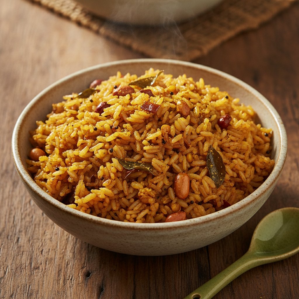 Tangy Tamarind Rice (Low-Calorie)
