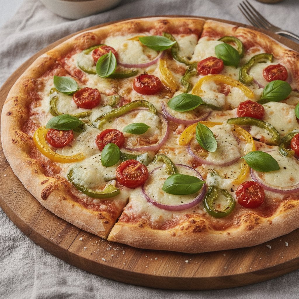 Roasted Vegetable Pizza (Dairy-Free)