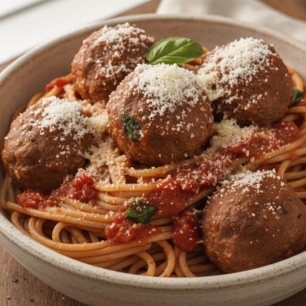 Spaghetti and Meatballs (High-Protein)