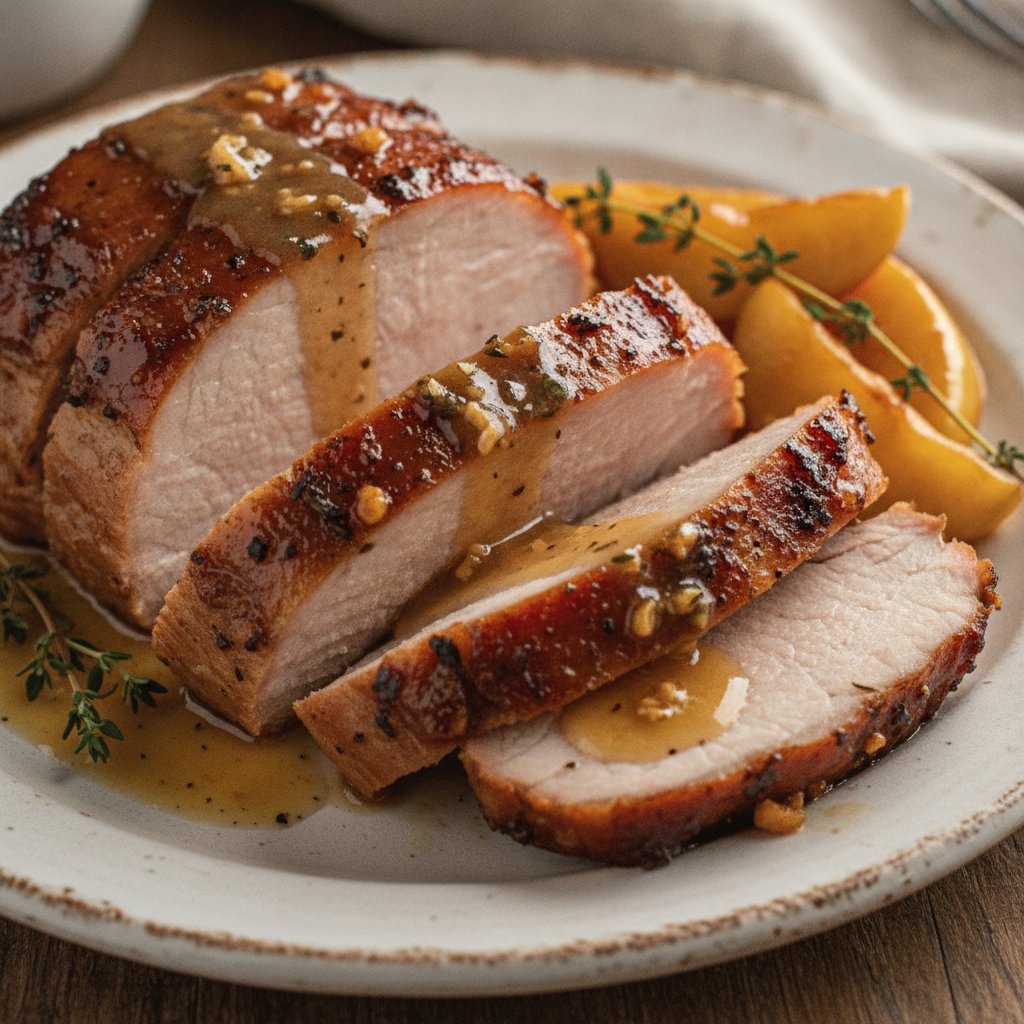 Maple-Glazed Roast Pork