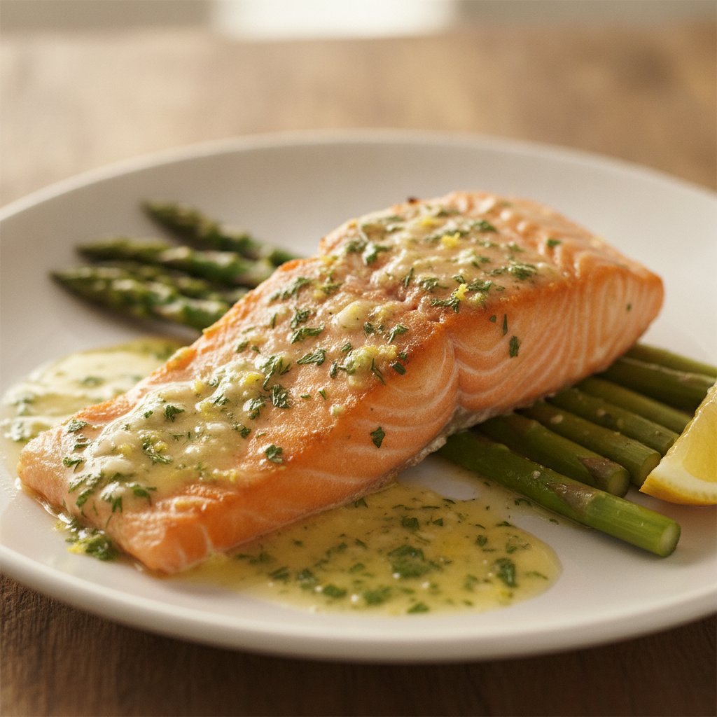 Baked Salmon with Herb Butter (Gluten-Free)