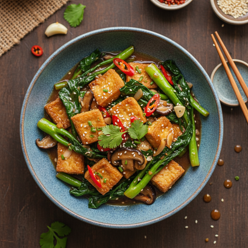Pad Pak Kana Tao Hu