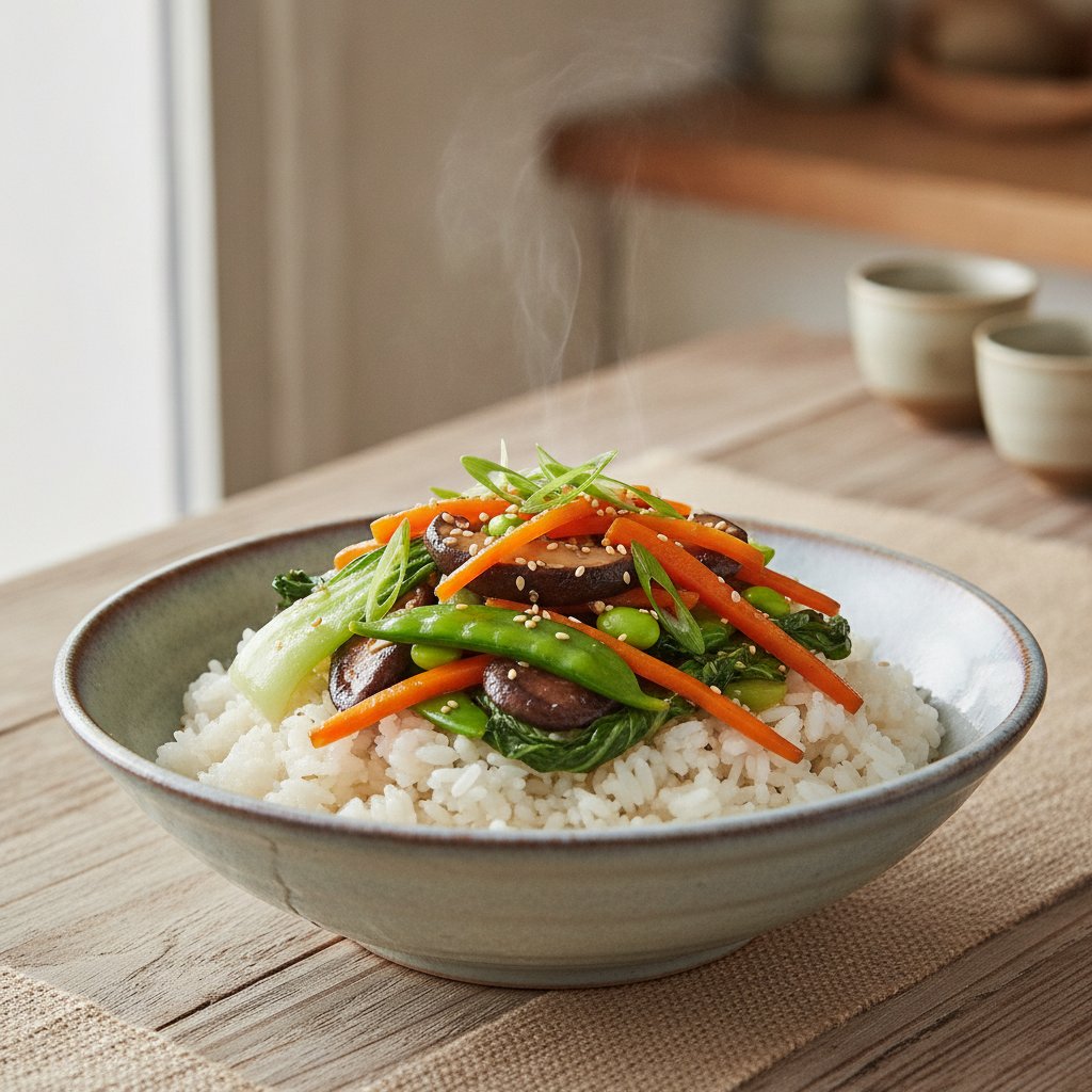 Mixed Vegetable Rice Bowl