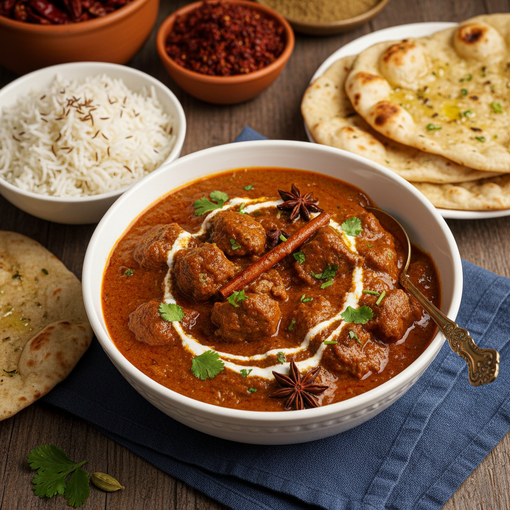 Spiced Braised Lamb Curry — Lamb Rogan Josh