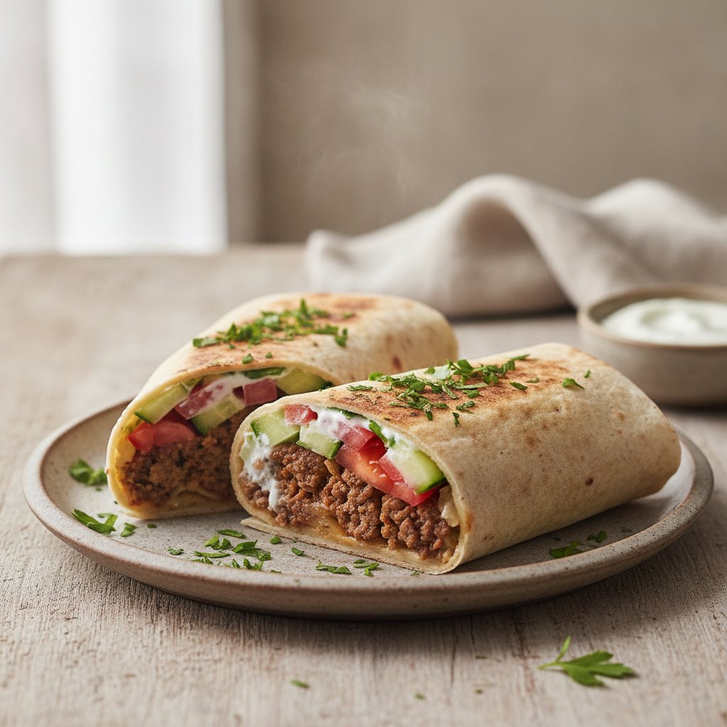 Spiced Beef Wrap