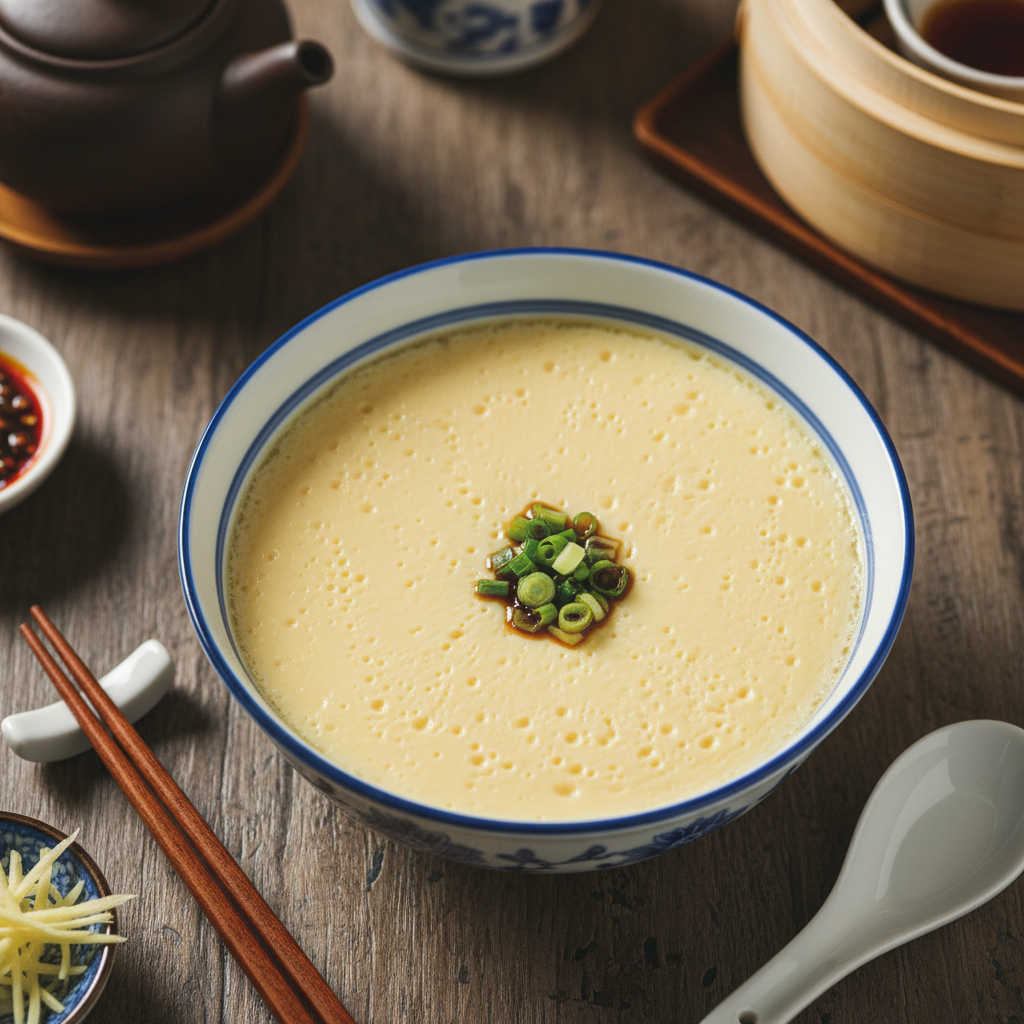 Cantonese Steamed Egg Custard