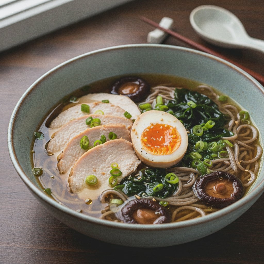 Duck Buckwheat Noodle Soup