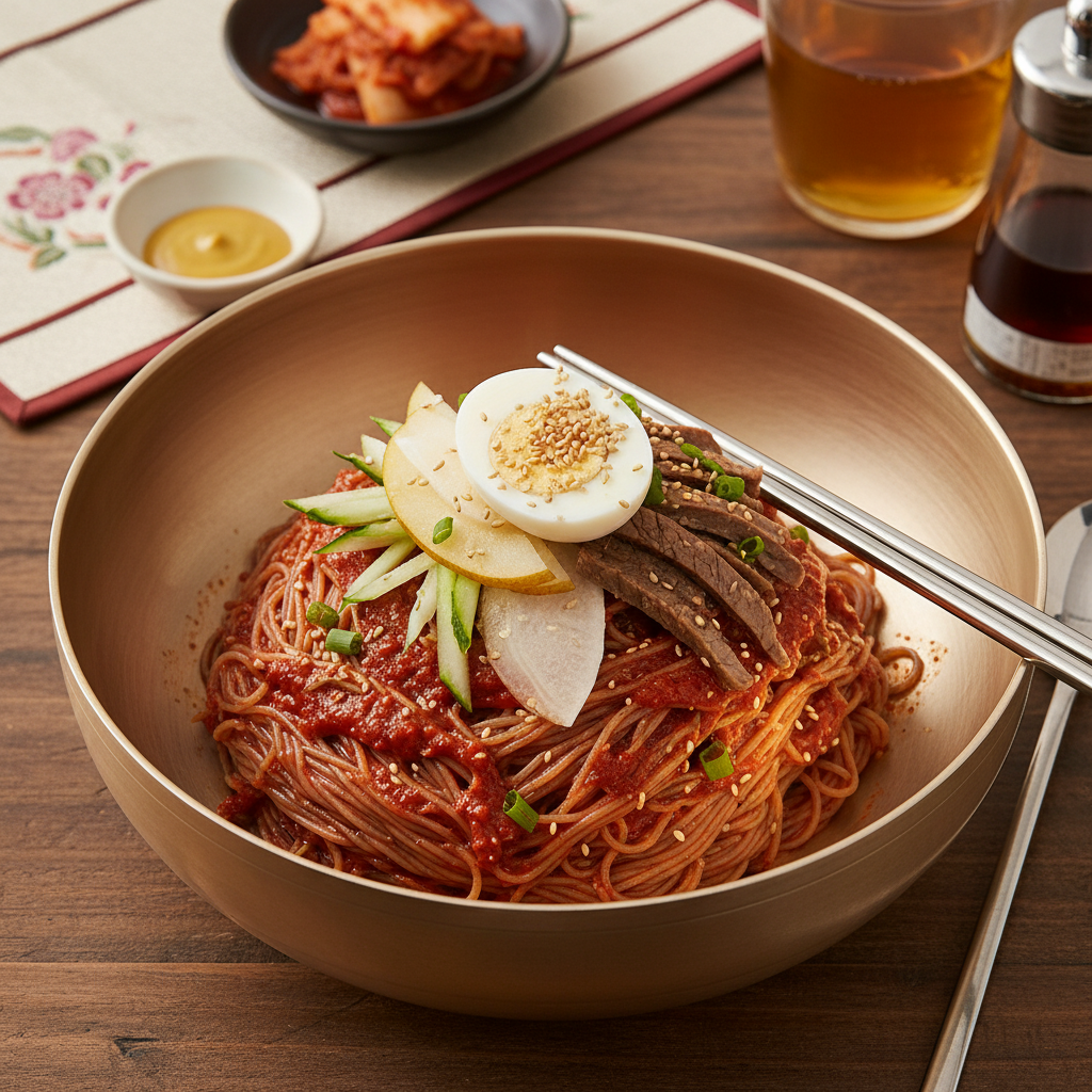 Bibim Naengmyeon Spicy Cold Noodles