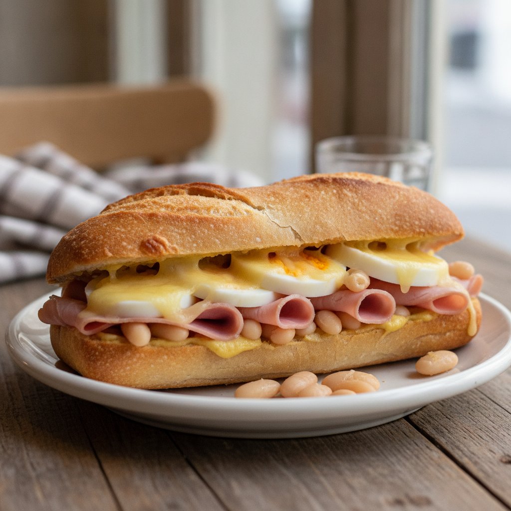 French Ham and Cheese Sandwich (High-Protein)