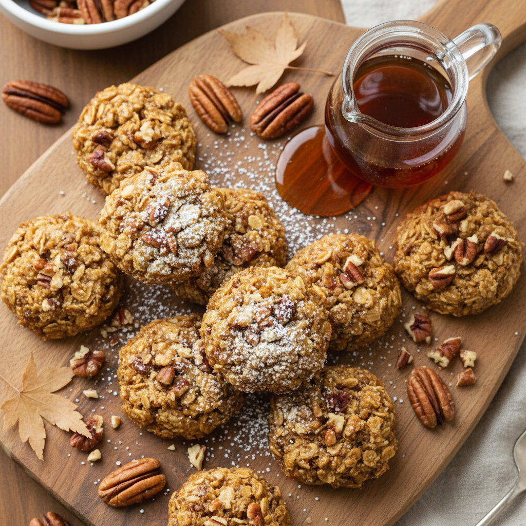 FODMAP-Friendly Maple Pecan Oat Bites