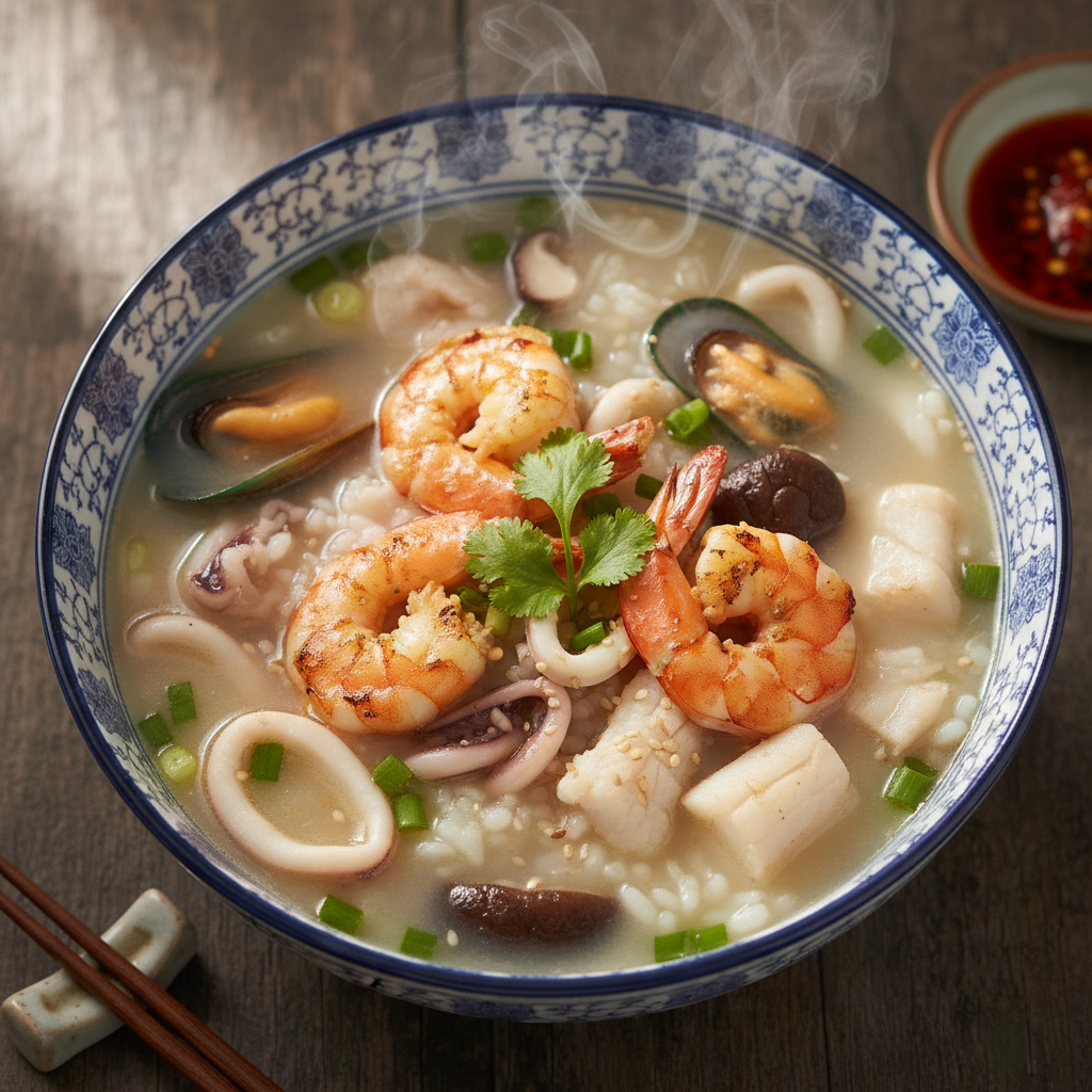 Fujian Seafood Rice Soup