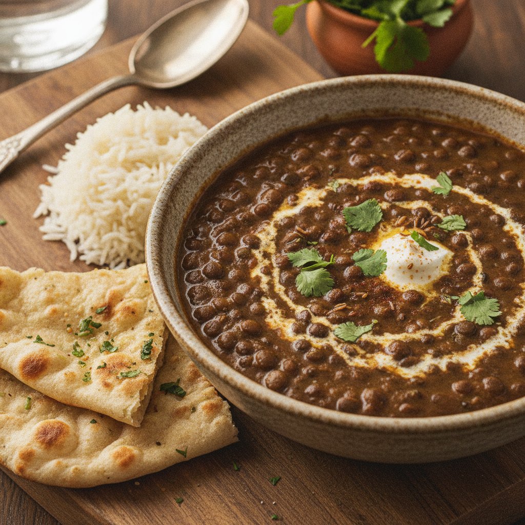 Black Lentil Butter Stew