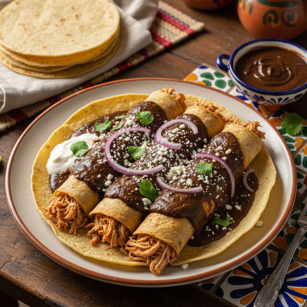 Enmoladas de Pollo