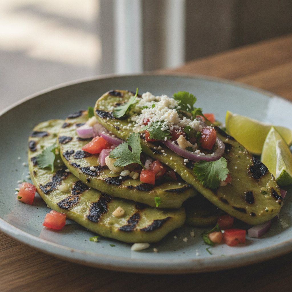 Grilled Cactus Paddles (Low-Calorie)