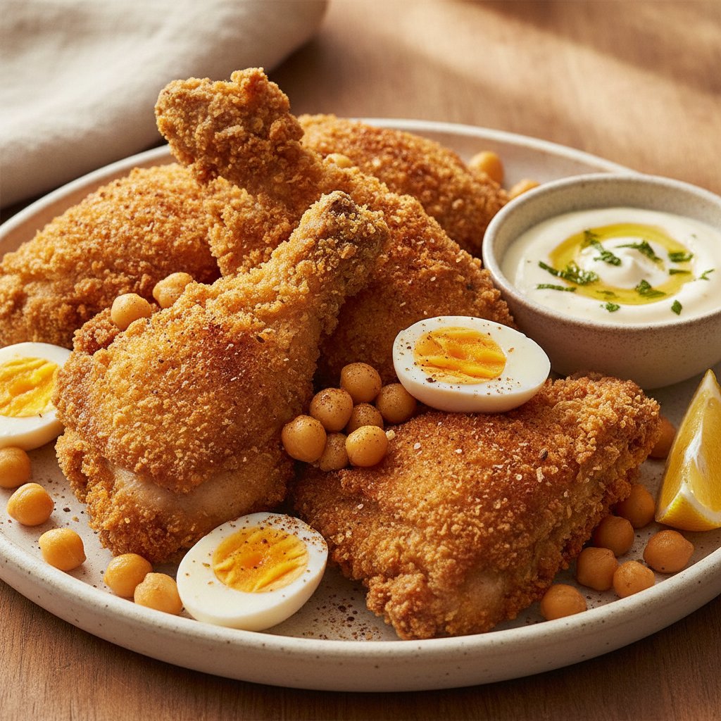 Crispy Whole Fried Chicken Pieces (High-Protein)