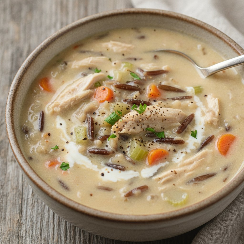 Minnesota wild rice soup