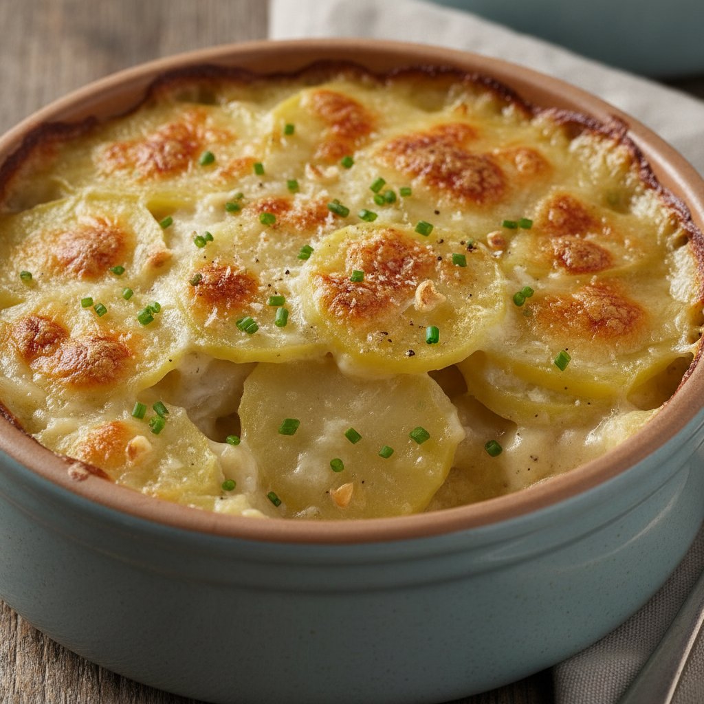 Baked Potato Cream Bake (Low-Calorie)