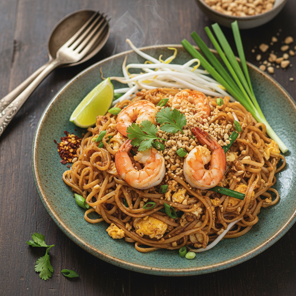 Stir-Fried Noodles with Tamarind Sauce — Pad Thai