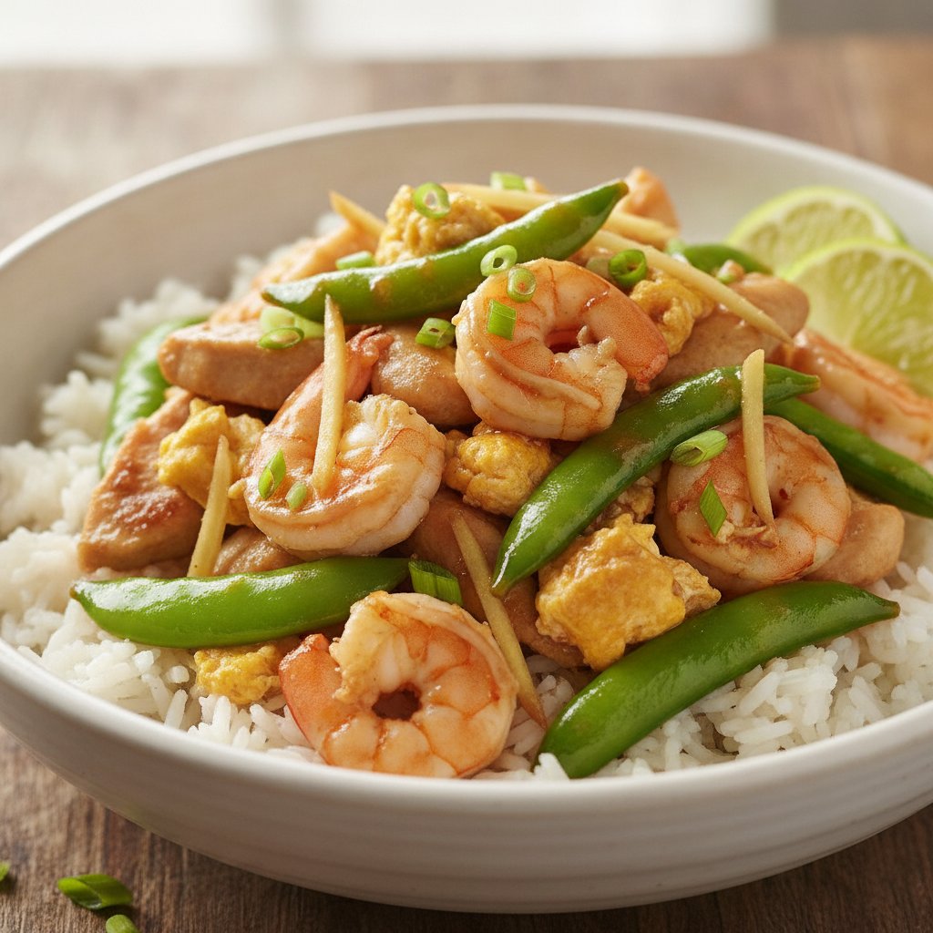 Ginger Chicken Stir Fry (High-Protein)