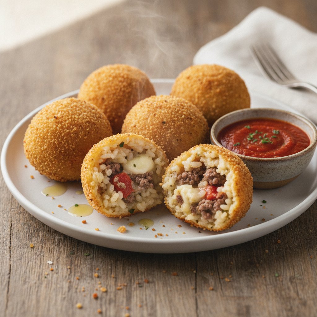Fried Rice Balls (Low-Calorie)