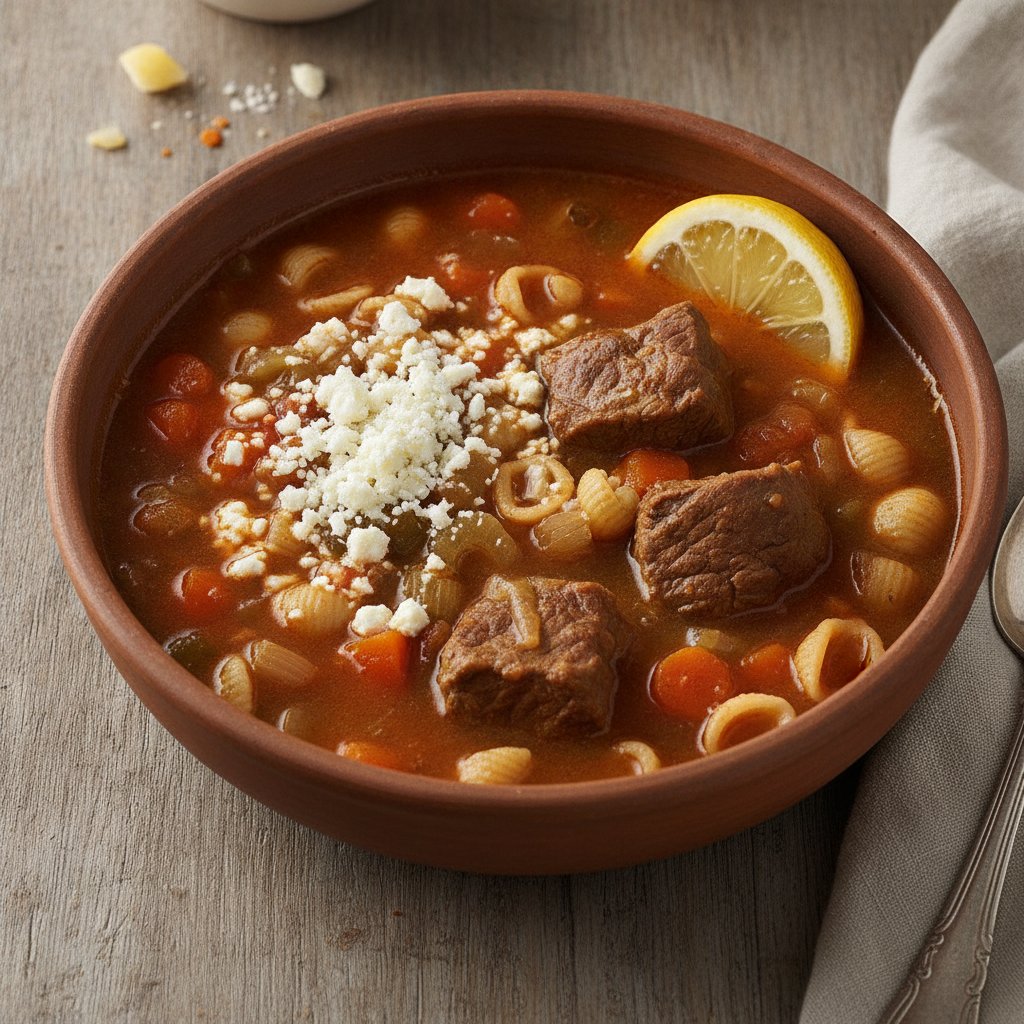 Beef Soup With Pasta