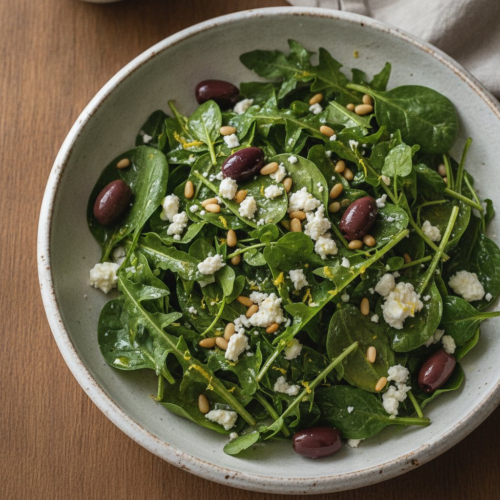 Wild Greens Salad (Keto)