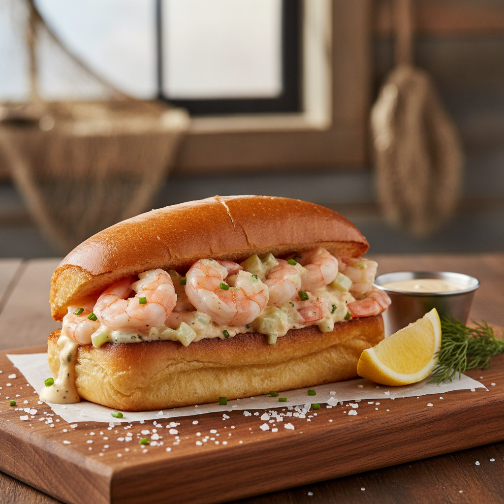 Gulf Coast Shrimp Roll