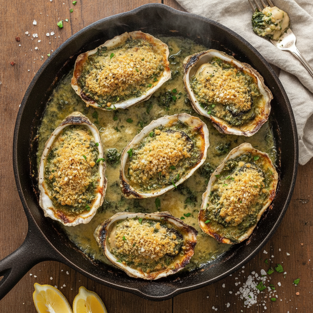 Oysters Rockefeller