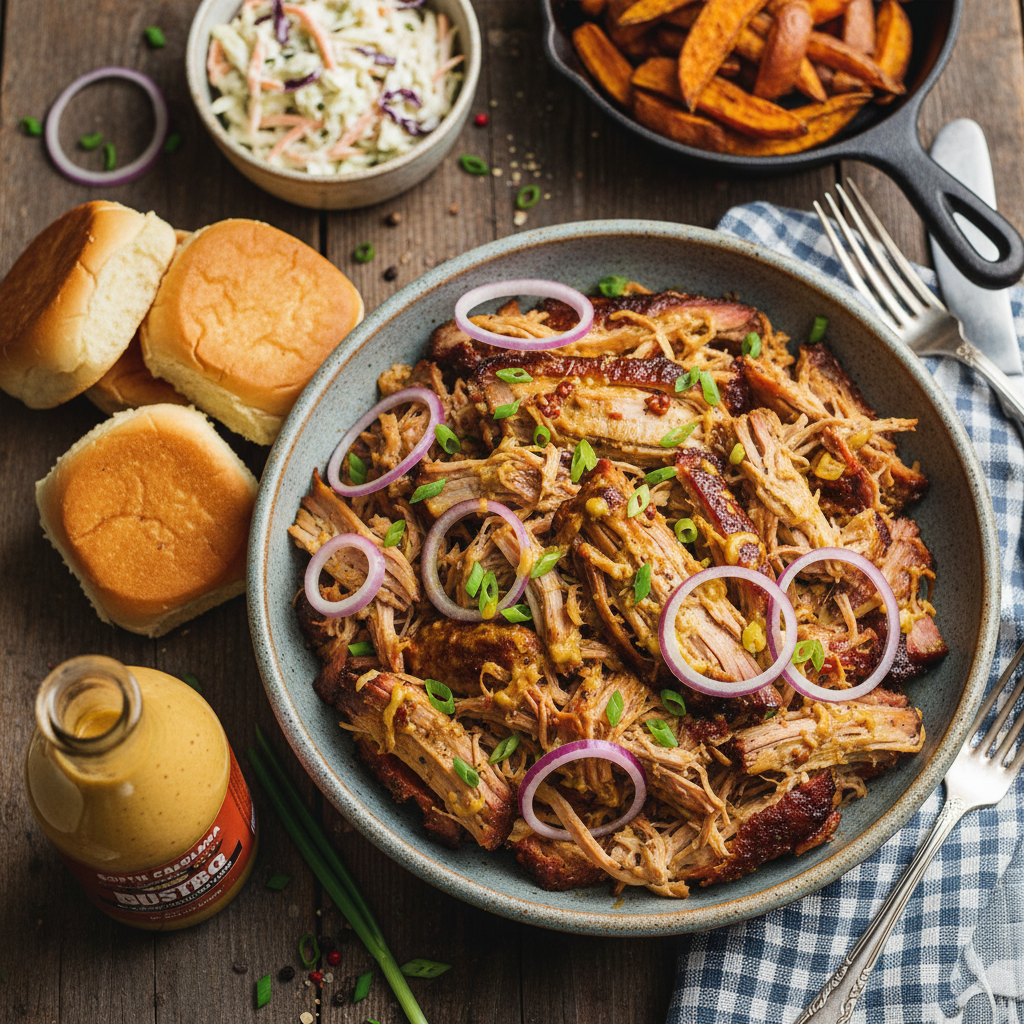 South Carolina Grilled Pulled Pork Shoulder Bowl