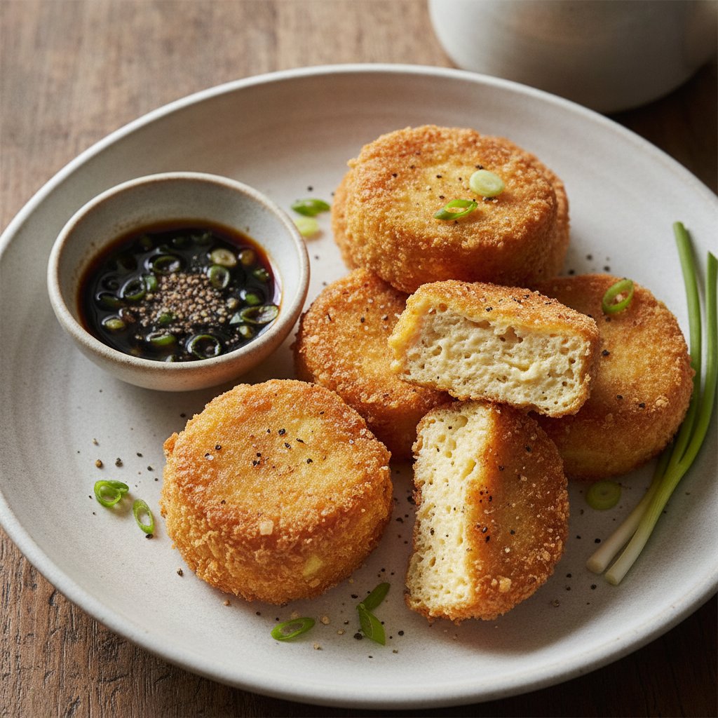 Crispy Fried Egg Tofu