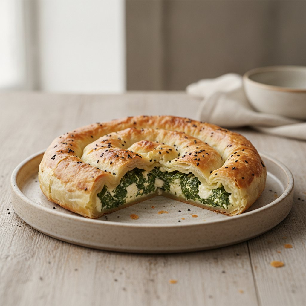 Baked Spinach Cheese Pastry