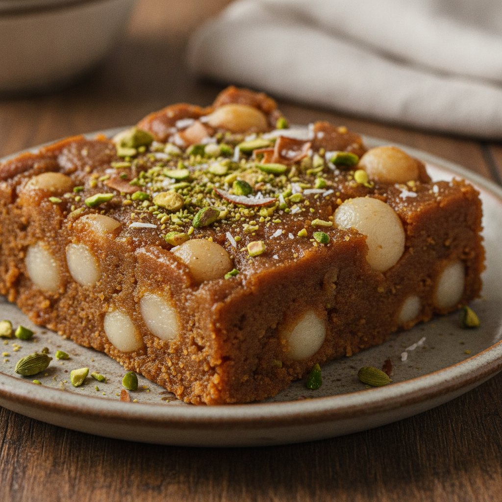 Sweet Rice Flour Dumpling Fudge
