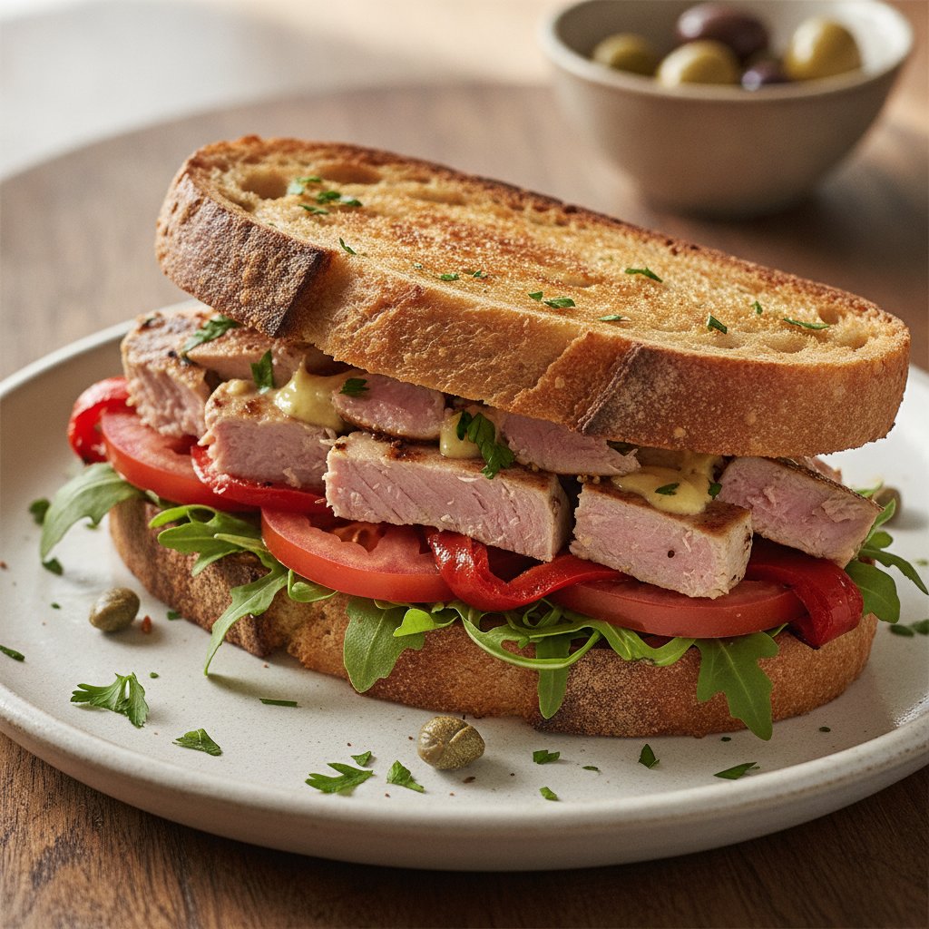 Spanish Tuna Sandwich (Low-Calorie)