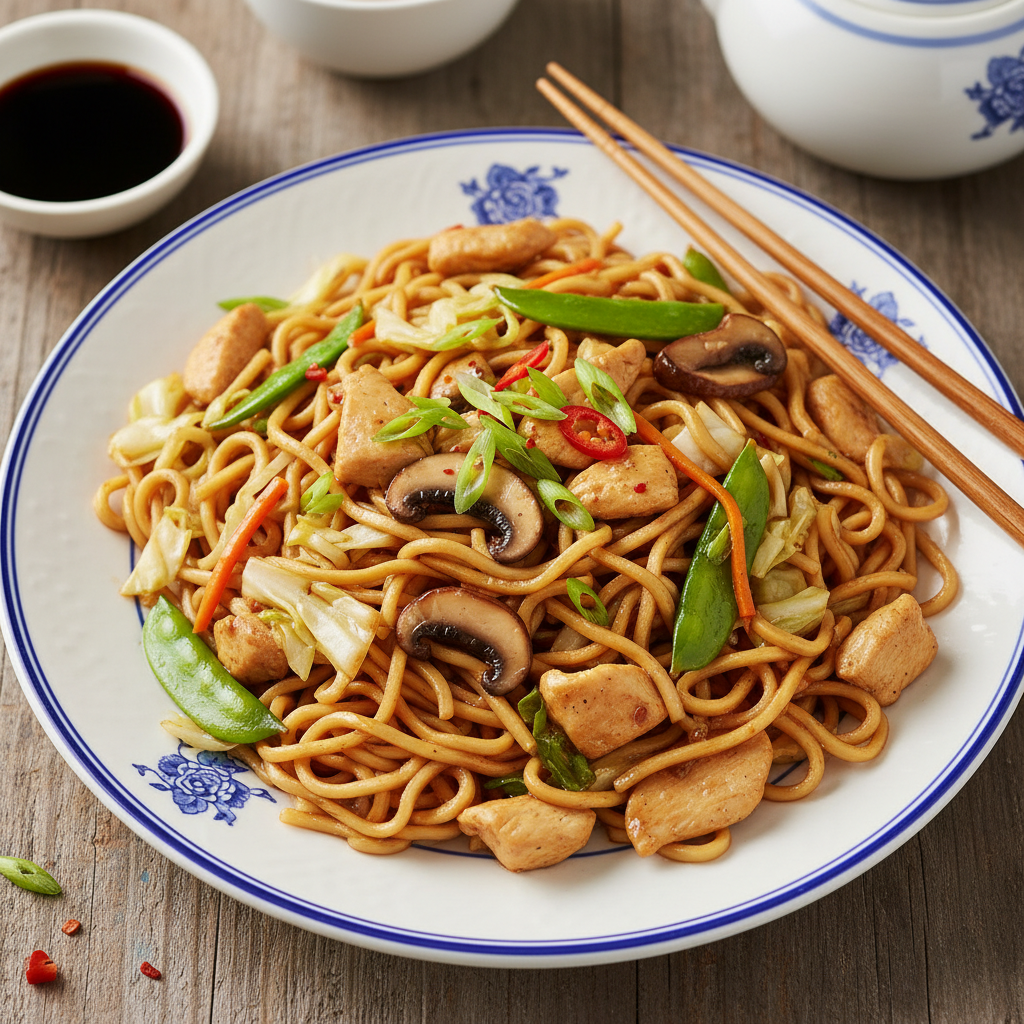 Chinese Chicken Chow Mein