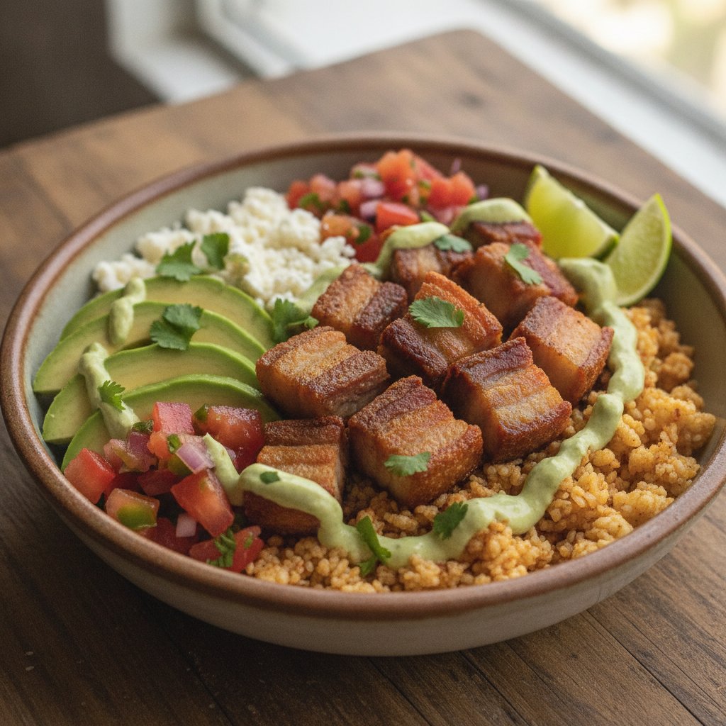 Pork Belly and Salsa Bowl (Keto)