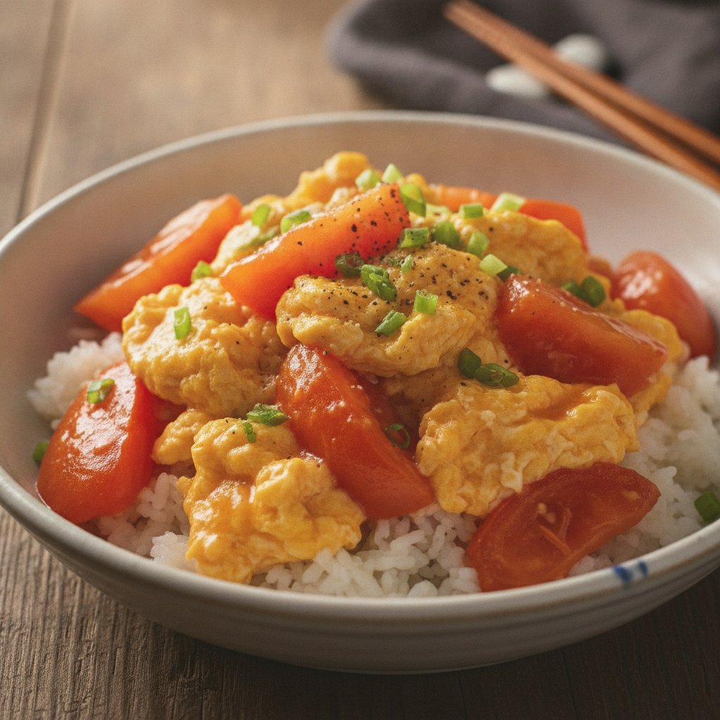 Stir Fried Egg With Tomato