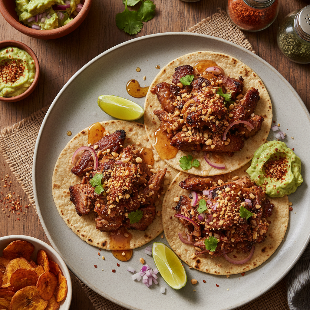 Suya and Honey Spiced Carnitas