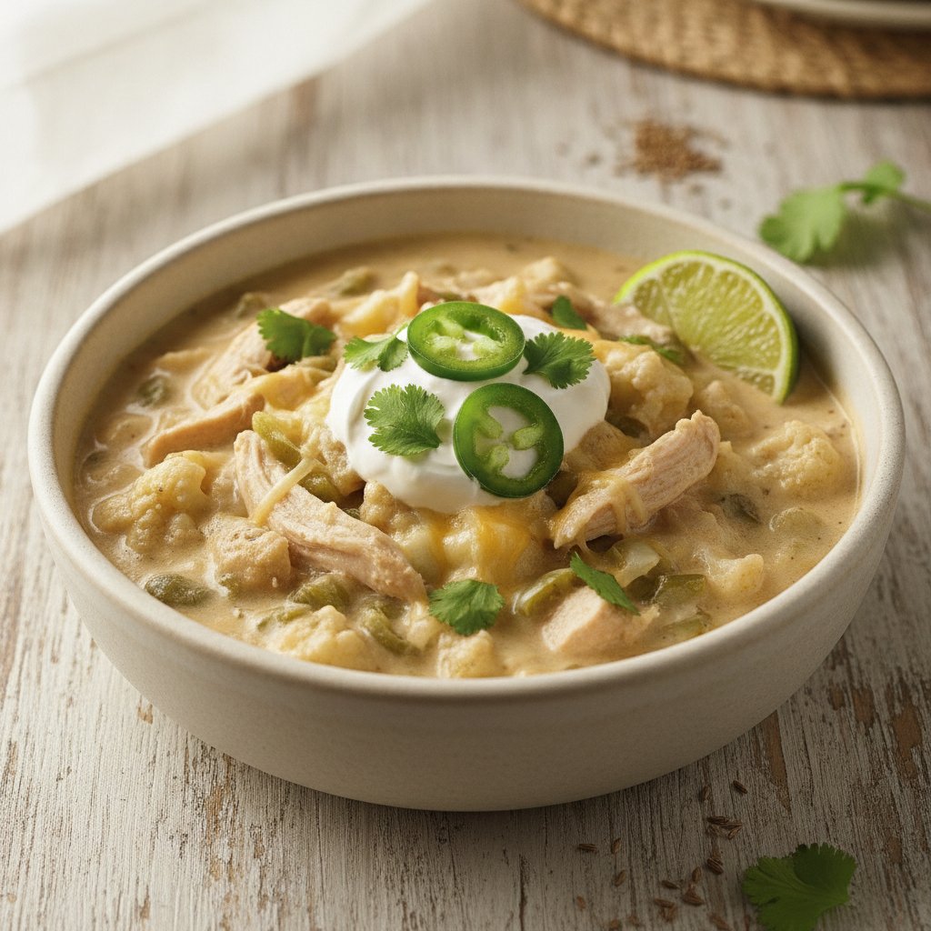 White Chicken Chili (Keto)