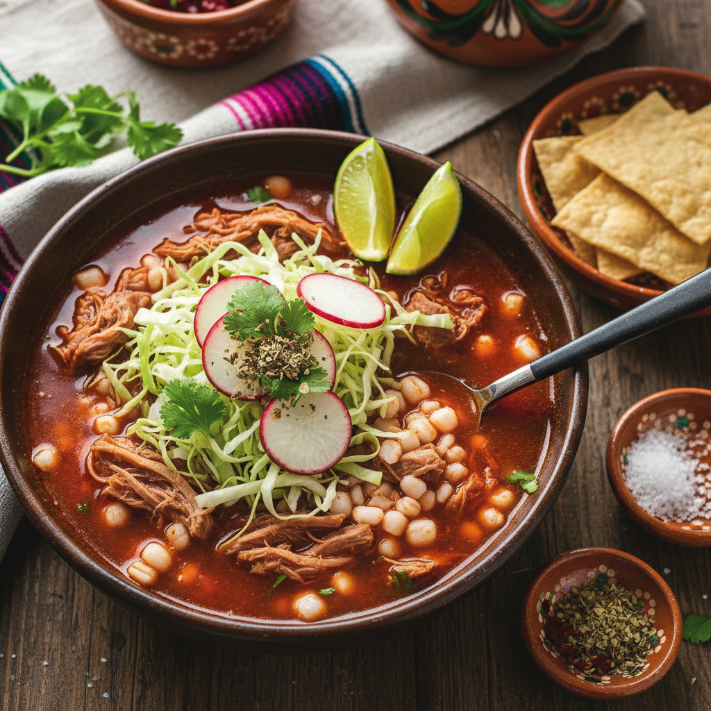 Pozole Rojo de Cerdo