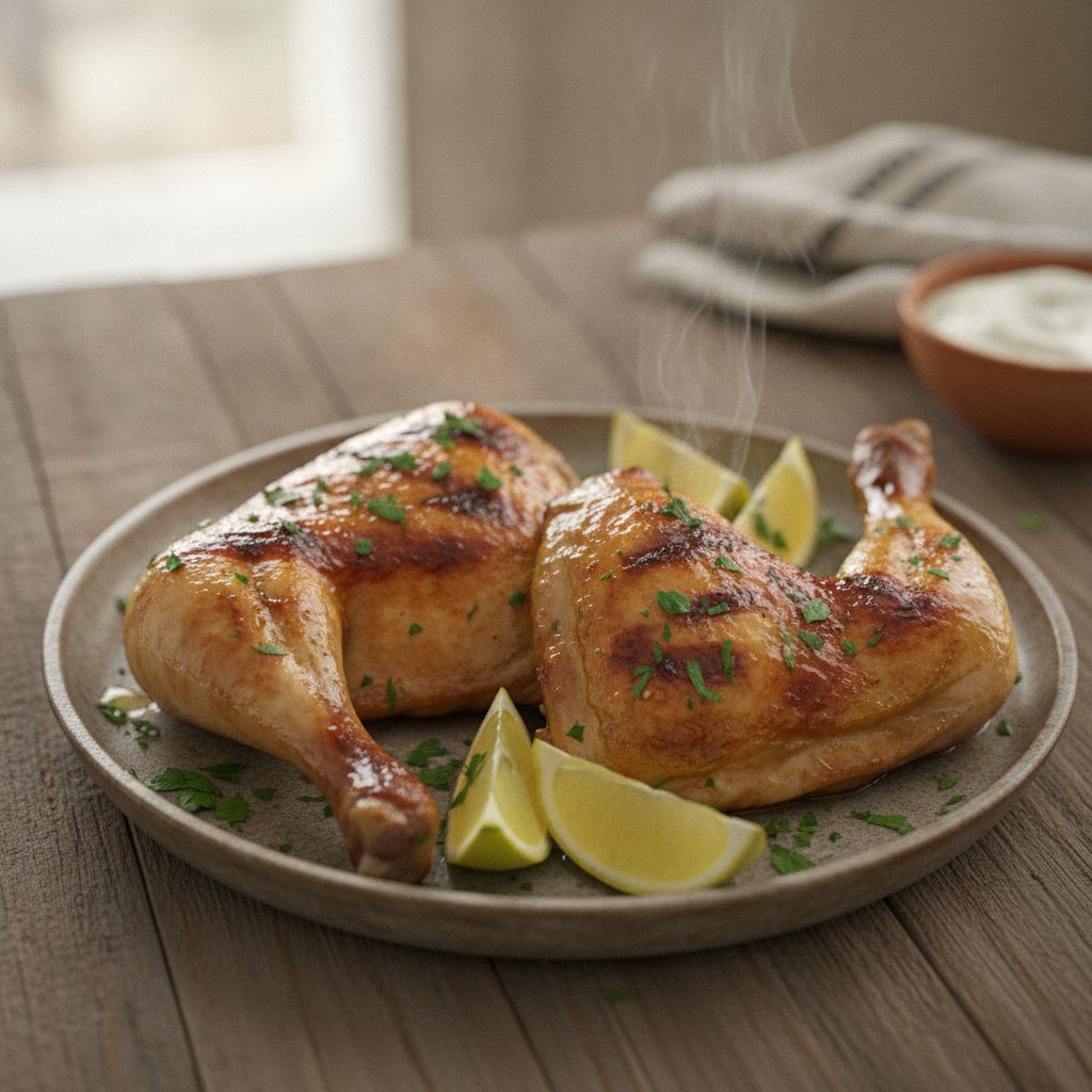 Grilled Chicken Halves