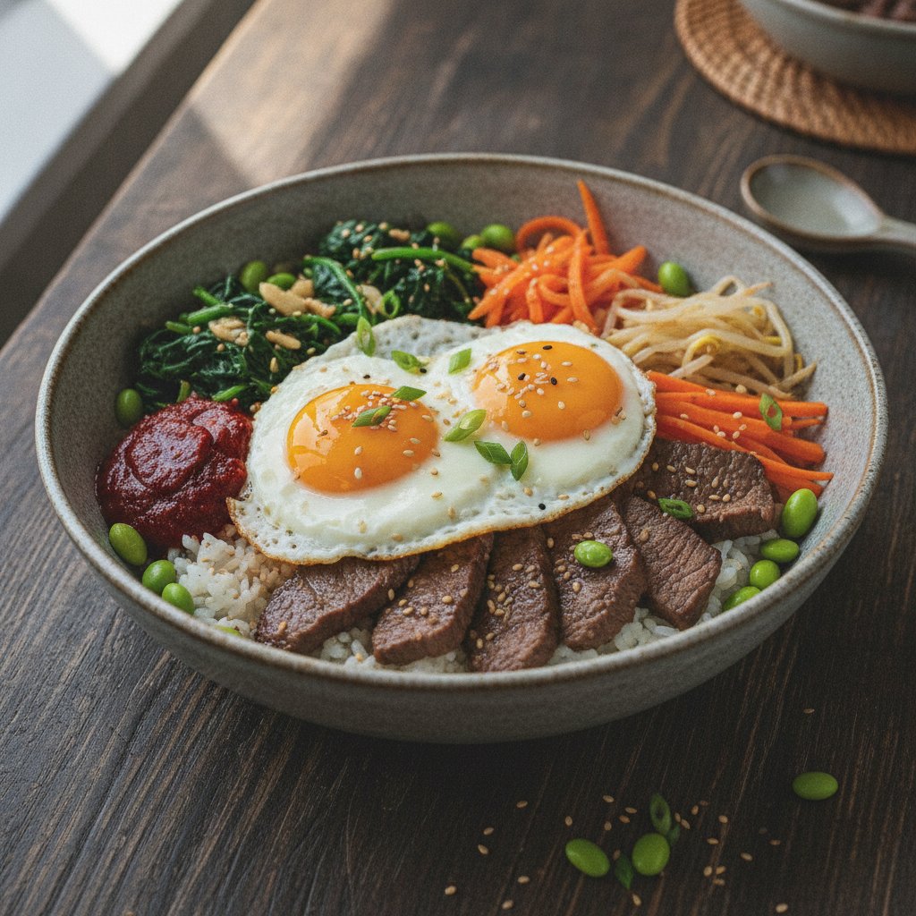 Korean Mixed Rice Bowl (High-Protein)
