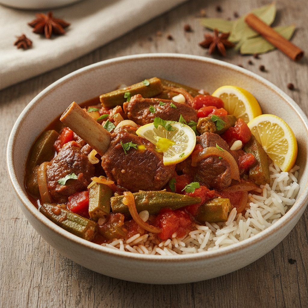 Okra and Tomato Stew (Gluten-Free)