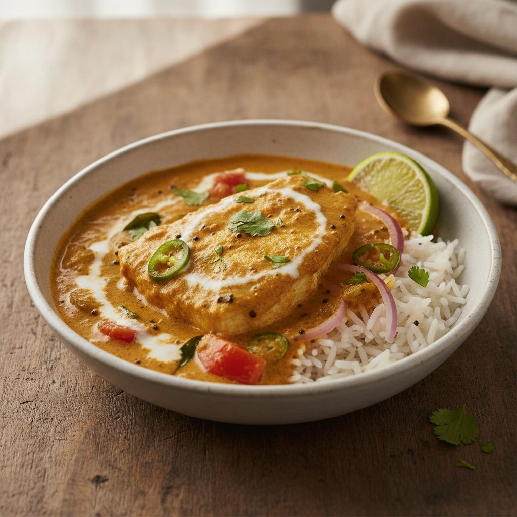 Spiced Fish Curry Bowl