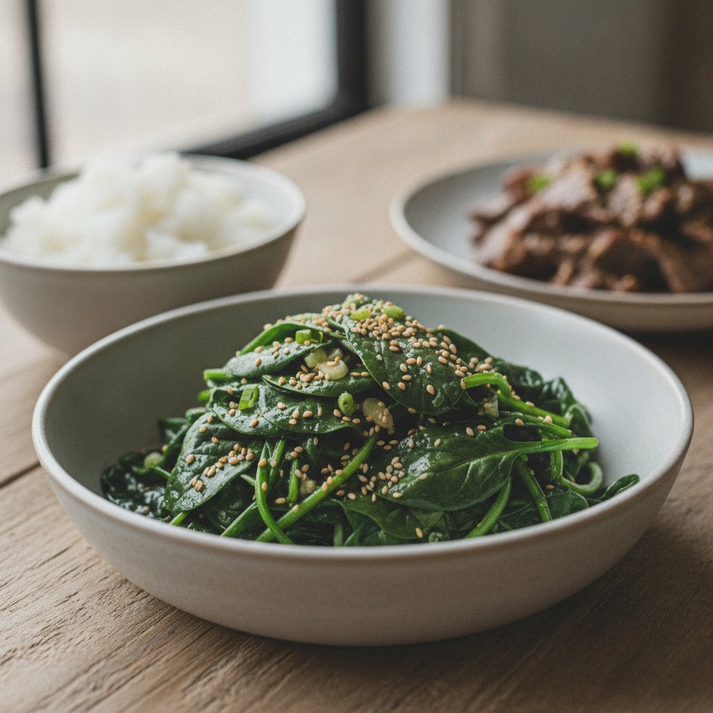 Spinach Side Salad (Dairy-Free)